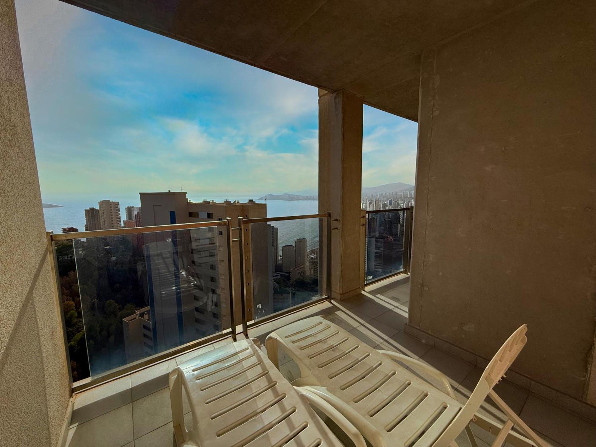 Beautiful Apartment Near Beach With Panoramic Sea-View Бенидорм Екстериор снимка